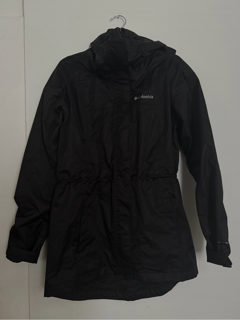 Columbia Black Waterproof Hooded Jacket